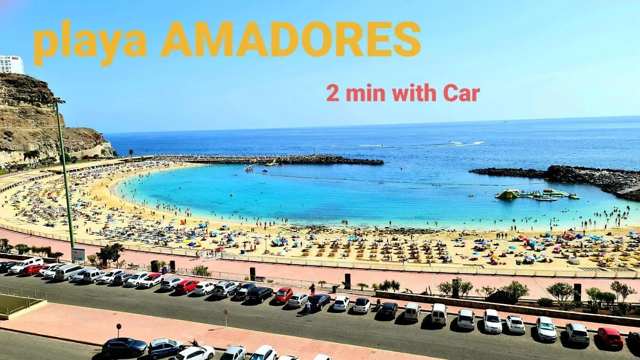 Appartamento Deluxe 3 Rooms74M2,2Air Condit 2Tv Seaview On Amadores,2 Heatpools, Parking, 600 Mb,Dishwasher,2Lift,,3 Beaches Playa Del Cura  Spagna